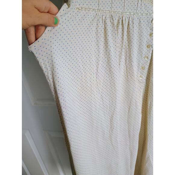 Vintage inspired cottage Core night gown Granny core 100% cotton villager XL - Picture 6 of 10